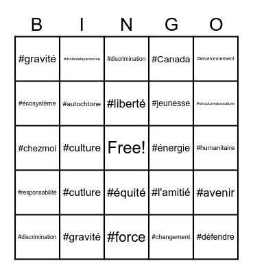BINGO! Bingo Card
