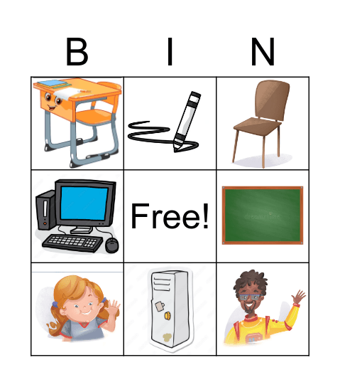 MY CLASSROOM BINGO Card