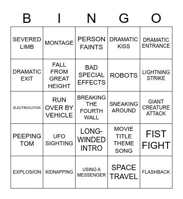 BINGOFLIX! Sgt. Pepper Bingo Card