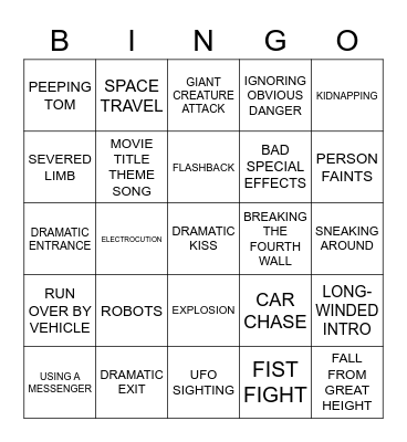 BINGOFLIX! Sgt. Pepper Bingo Card