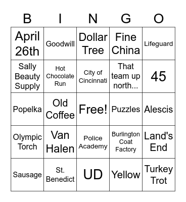 Happy Birthday Ann! Bingo Card