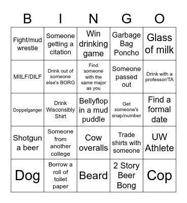 Babcock Mifflin BINGO 2023 Bingo Card