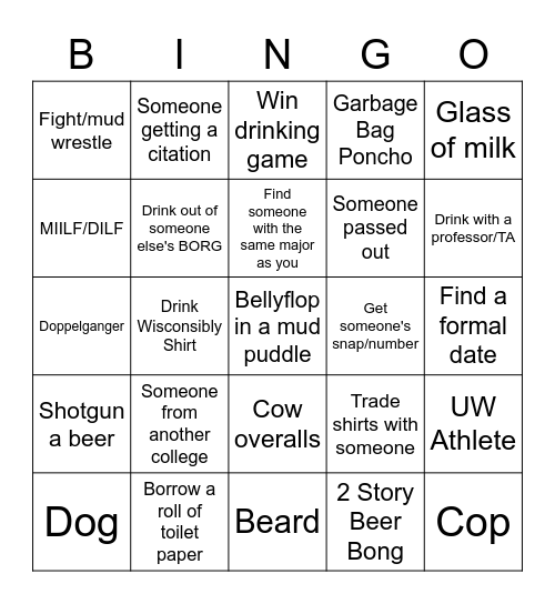 Babcock Mifflin BINGO 2023 Bingo Card