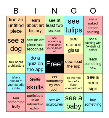 EP @ Depot BvB: did you... Bingo Card