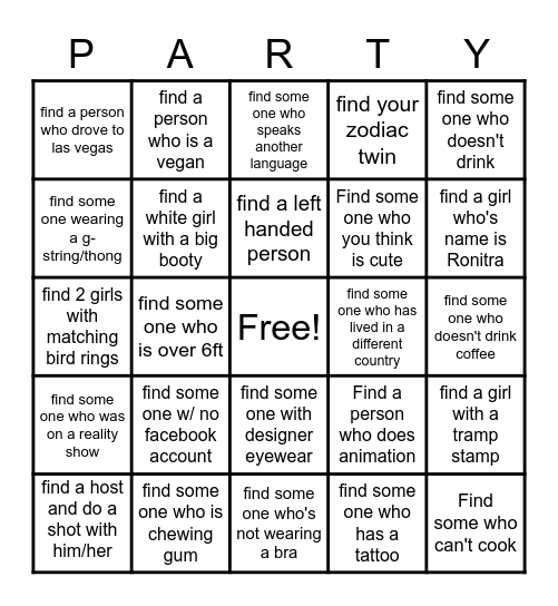 Bingo de Mayo Bingo Card