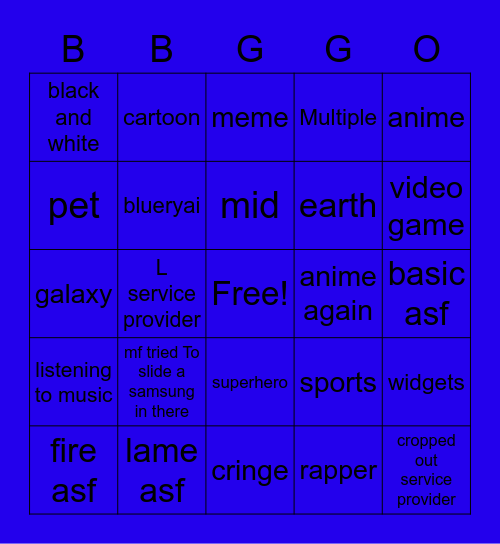 IOS 16 Bingo Card