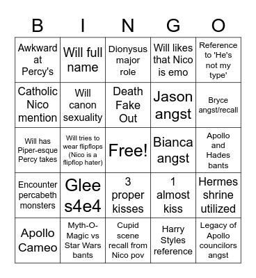 The Sun & the Star Bingo (May 1st) Bingo Card