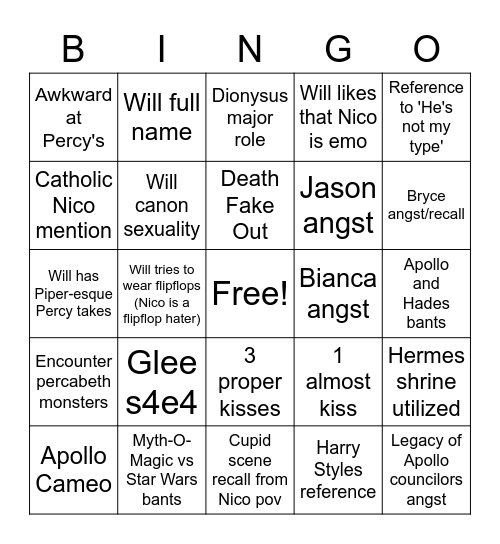 The Sun & the Star Bingo (May 1st) Bingo Card