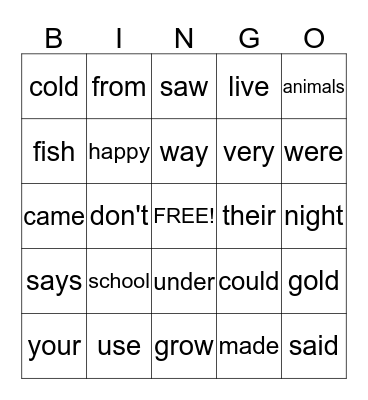Theme 3 Part 2 Bingo Card