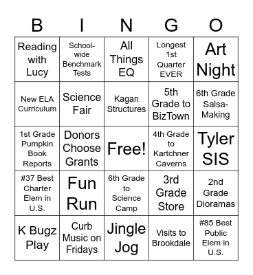 BBS 2022-2023 Bingo Card