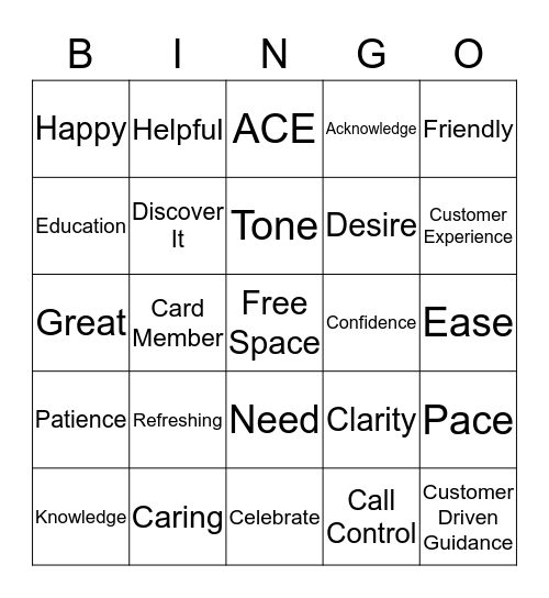 ISHINE BINGO Card