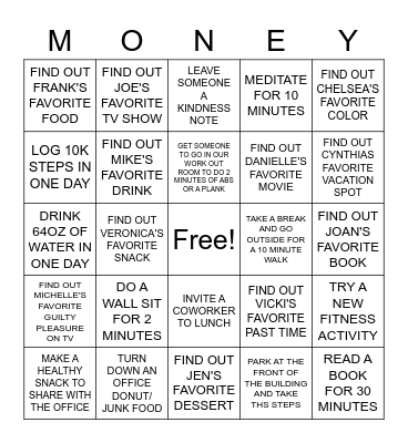 PFS BINGO FOR MAY 2023 Bingo Card