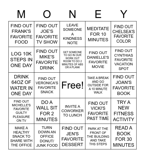 PFS BINGO FOR MAY 2023 Bingo Card