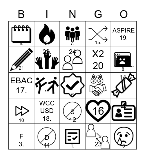 BEAM Banquet sp23 Bingo Card