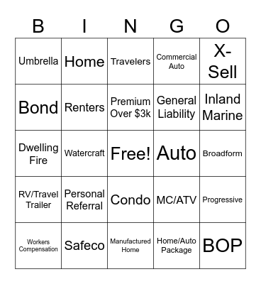 May Bingo Card