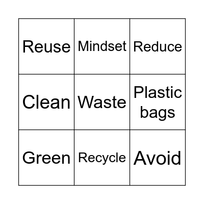 Order and cleanliness Bingo Card