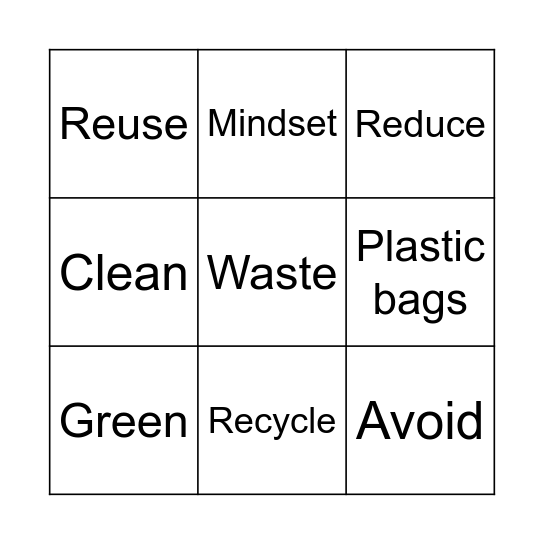 Order and cleanliness Bingo Card