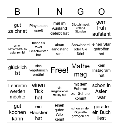 Heisenberg-Bingo Card