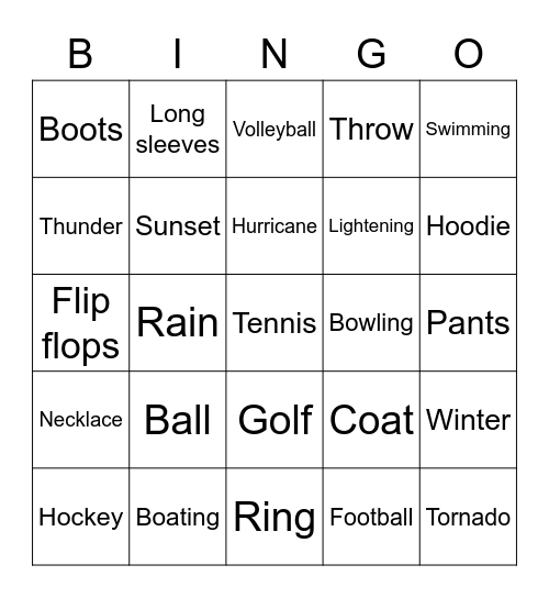 Exam 4 Review Bingo Card