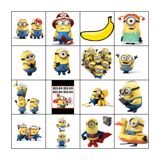 MINION BINGO Card