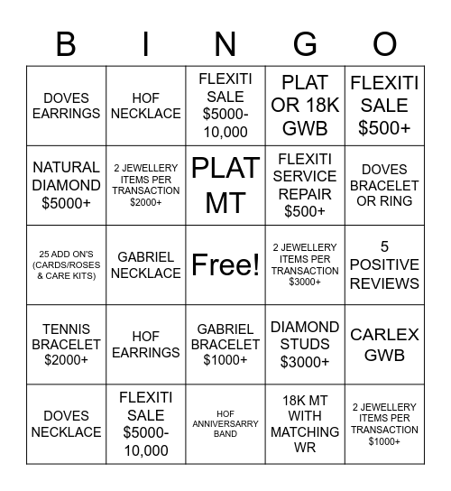 $$ MAY YOU SHOW ME THE MONEY MAY$$ Bingo Card