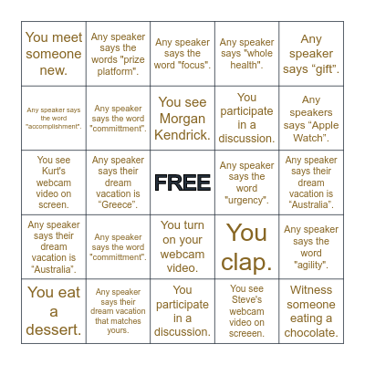 Blazers Bingo - PulsePoint Bingo Card