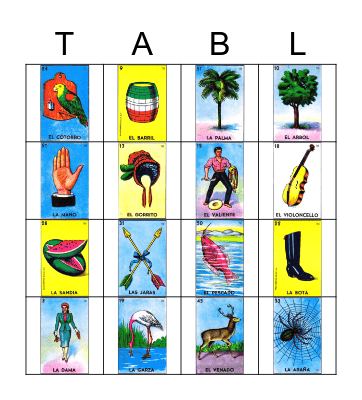 IFP Loteria Bingo Card
