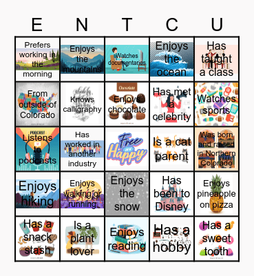 It Can't Always Be Business... Bingo Card