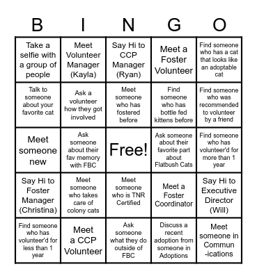 FBC Bingo Card