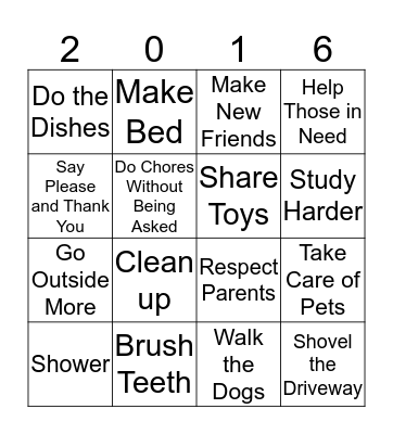 The Time is Now Bingo Card