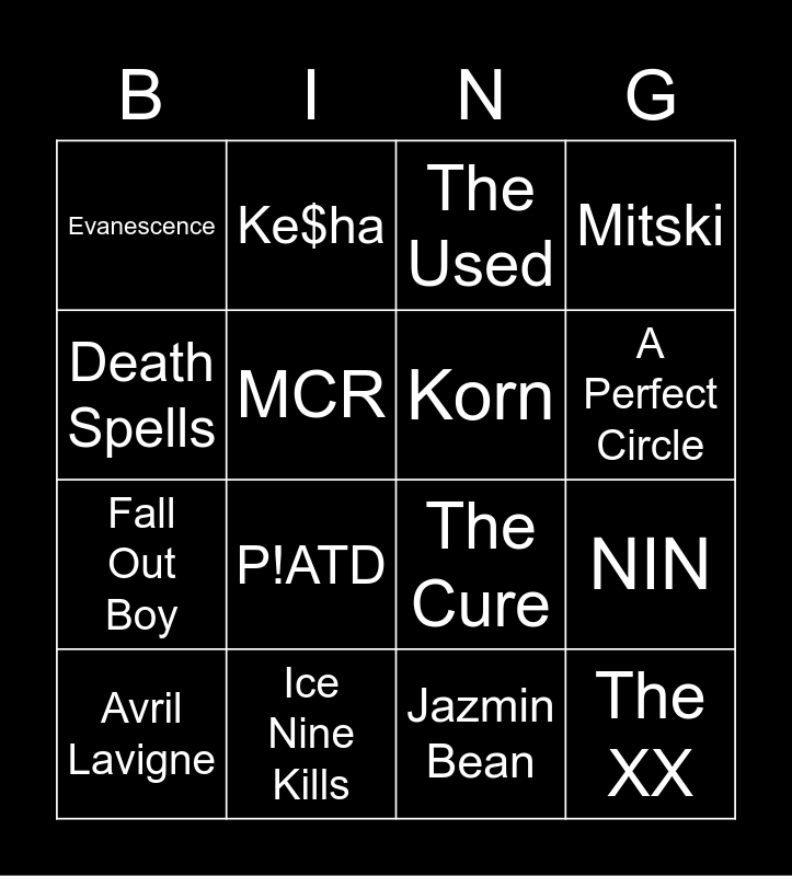 what-music-do-you-have-in-common-with-azredazroses-bingo-card