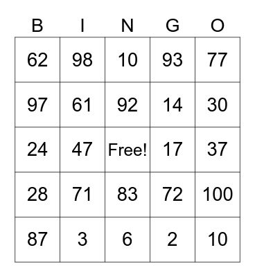 Magnolia 05/2023 Bingo Card