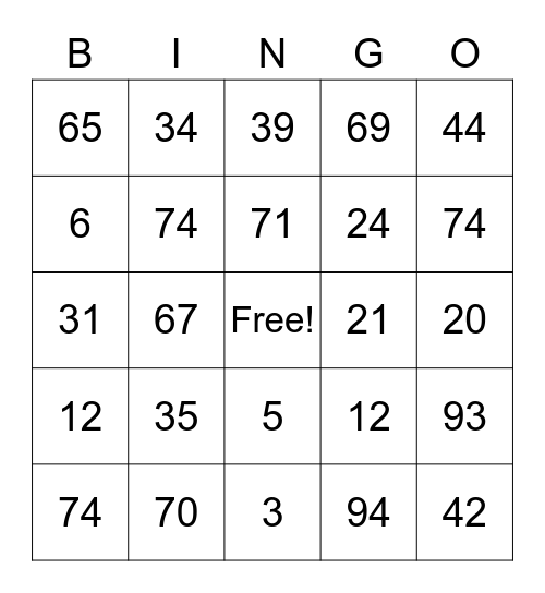 Magnolia 05/2023 Bingo Card