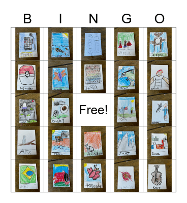 Rasmussen LOTERIA Bingo Card