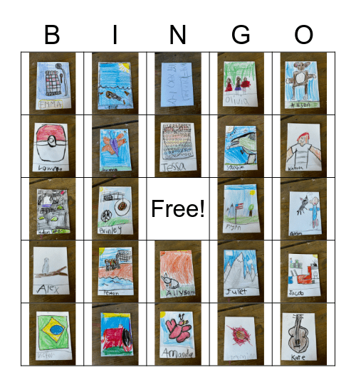 Rasmussen LOTERIA Bingo Card