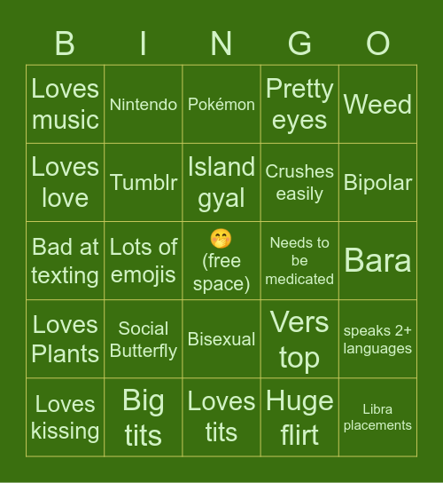 Seb Bingo Card