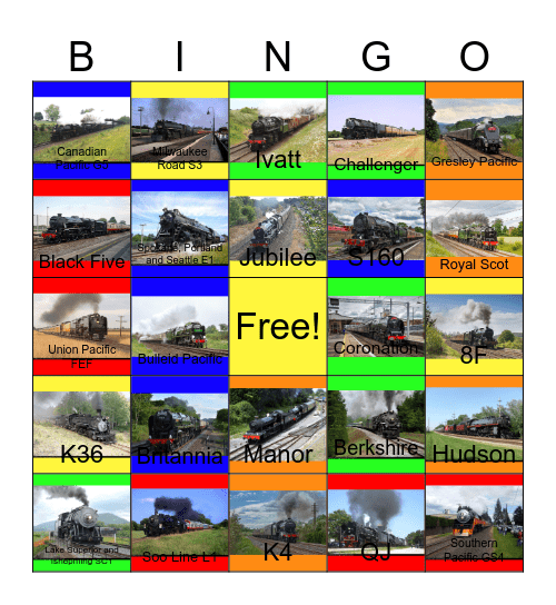 Summer Steam Adventure Bingo Card