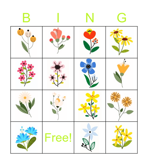 Bloei!Bingo Card