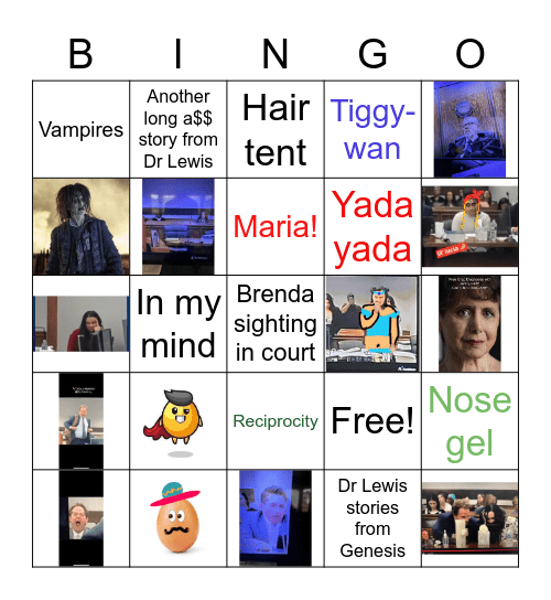 The State against Lie-tecia Bingo Card