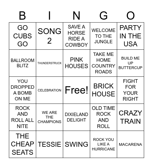 #4- BALL PARK HITS COVER ALL Bingo Card