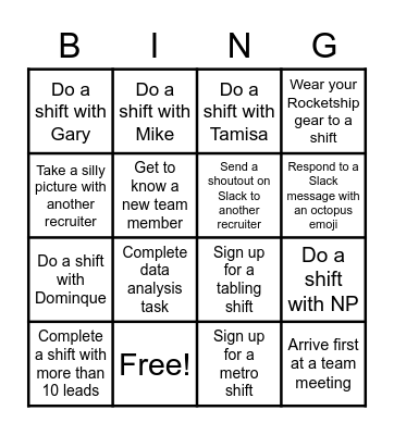 May Challenge Bingo Card
