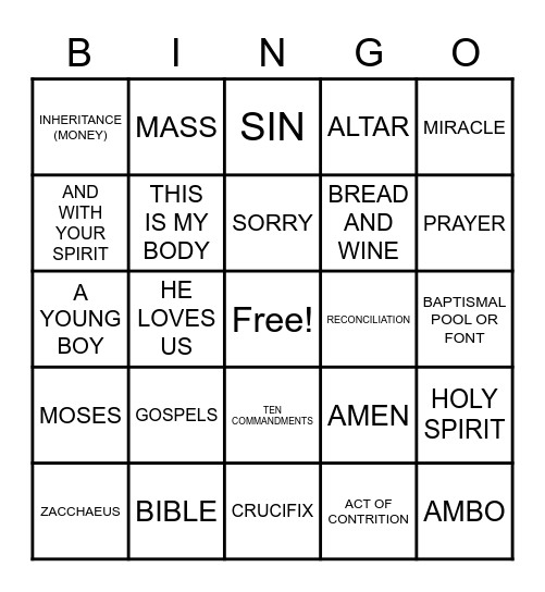 GENERAL REVIEW MAY 2023 Bingo Card