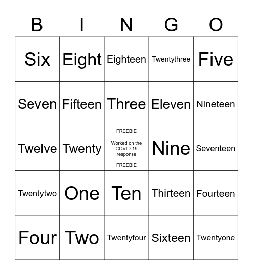 Data & Epi Bingo Jeopardy 5.11.2023 Bingo Card