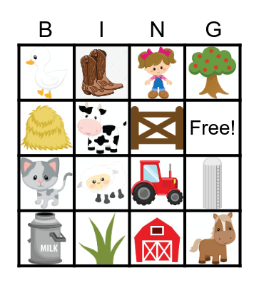 Wild West Bingo Card