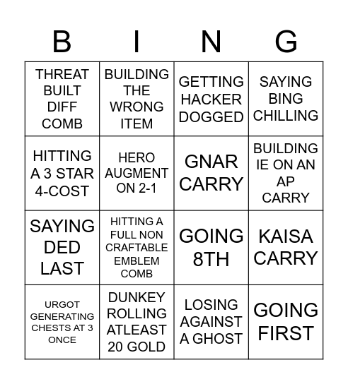 TFT-FCKUP SUGOI Bingo Card