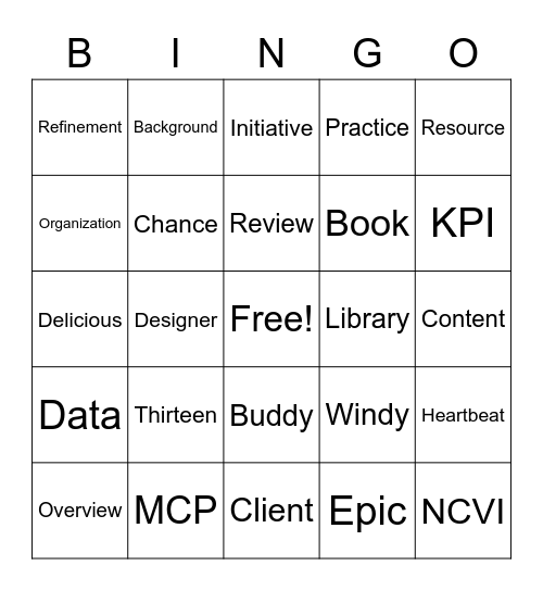 PMO Townhall - Q2 2023 Bingo Card
