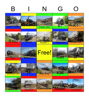 In Search of Steam Bingo Card