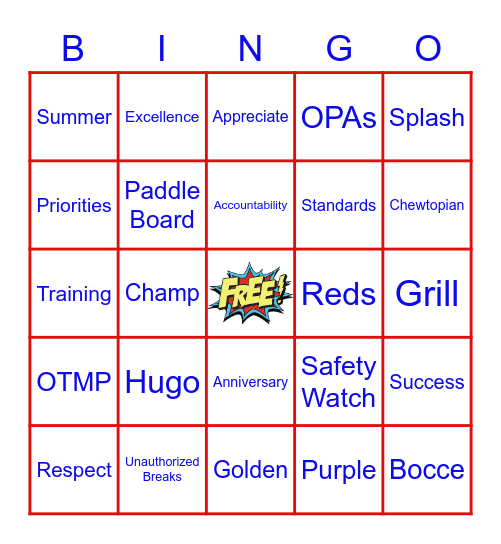 April (in May) AMM Bingo Card