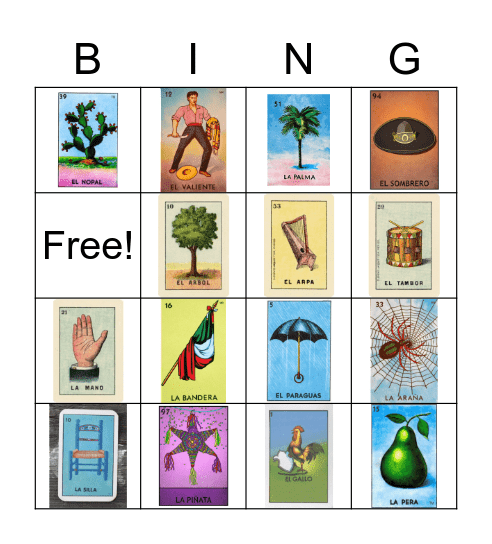 IFP LOTERIA Bingo Card