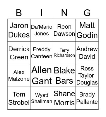 Road to 85 Bingo Card